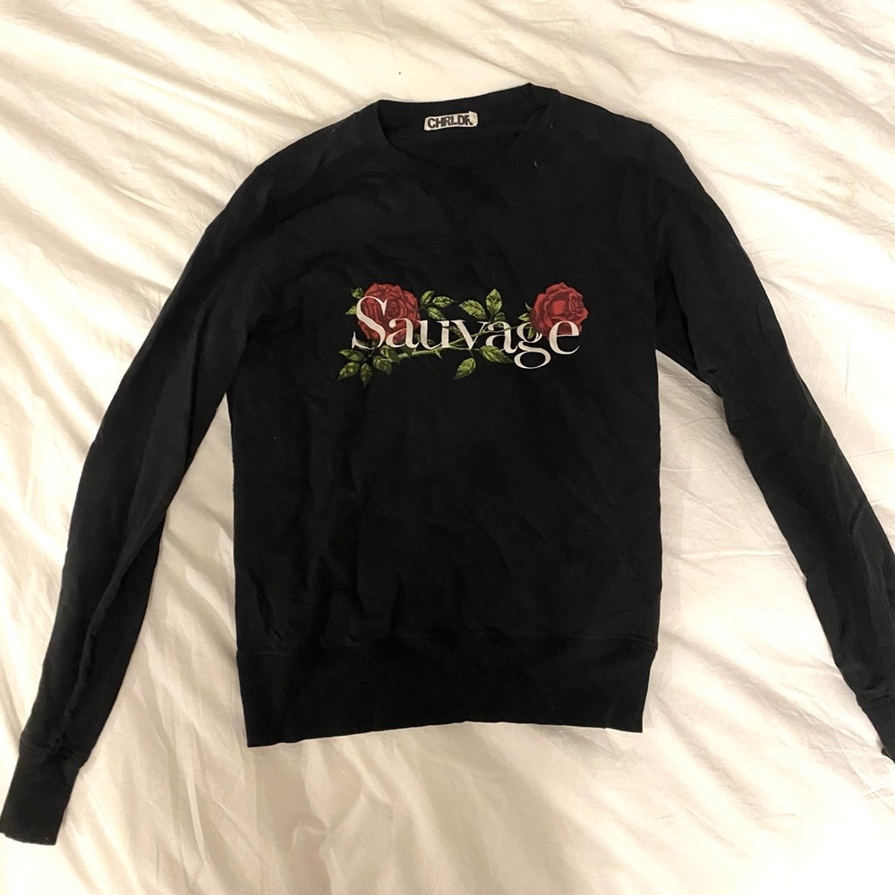 CHRLDR graphic sweatshirt size S